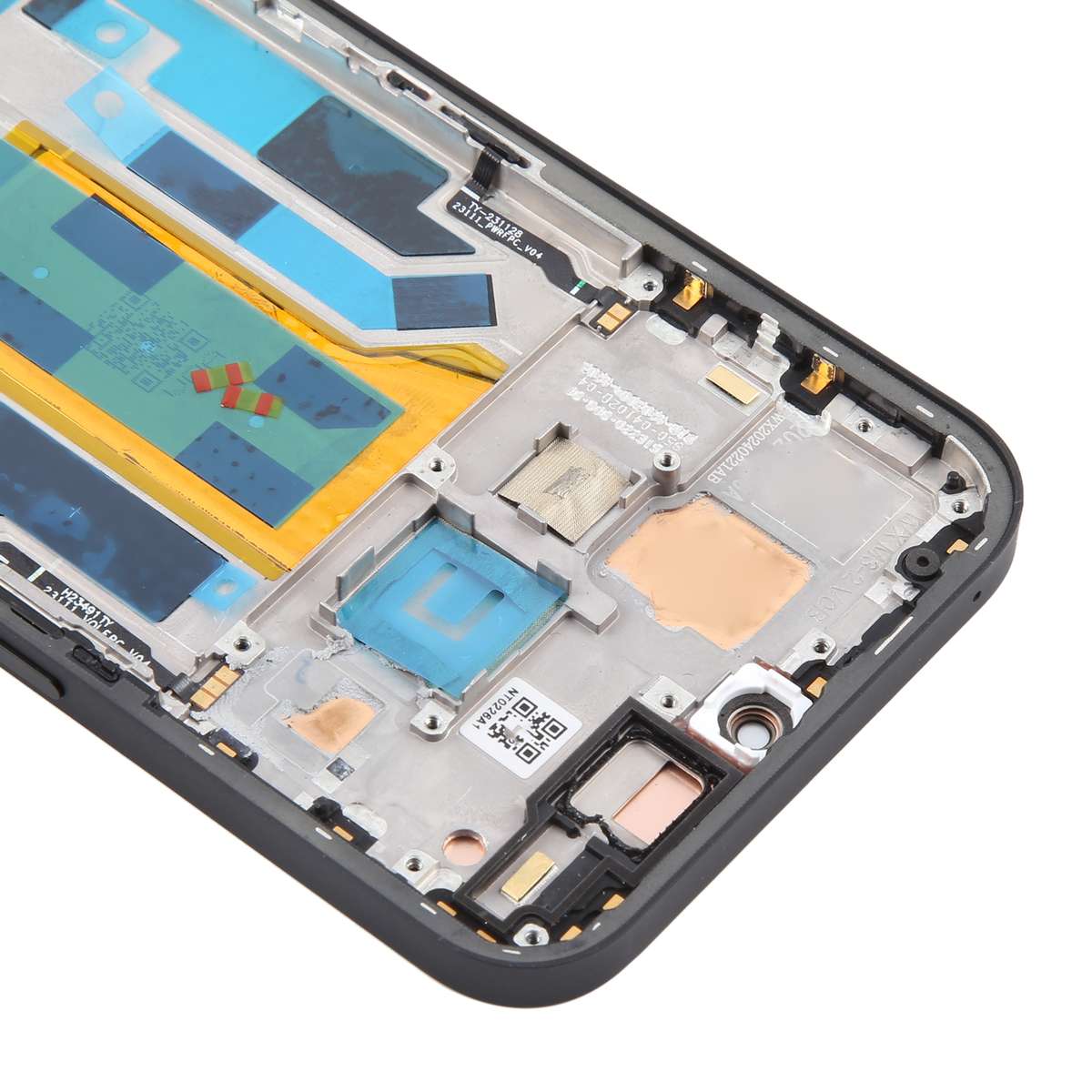 For Nothing Phone (2A) A142 5G Original AMOLED LCD Screen Digitizer Full Assembly with Frame (Black)