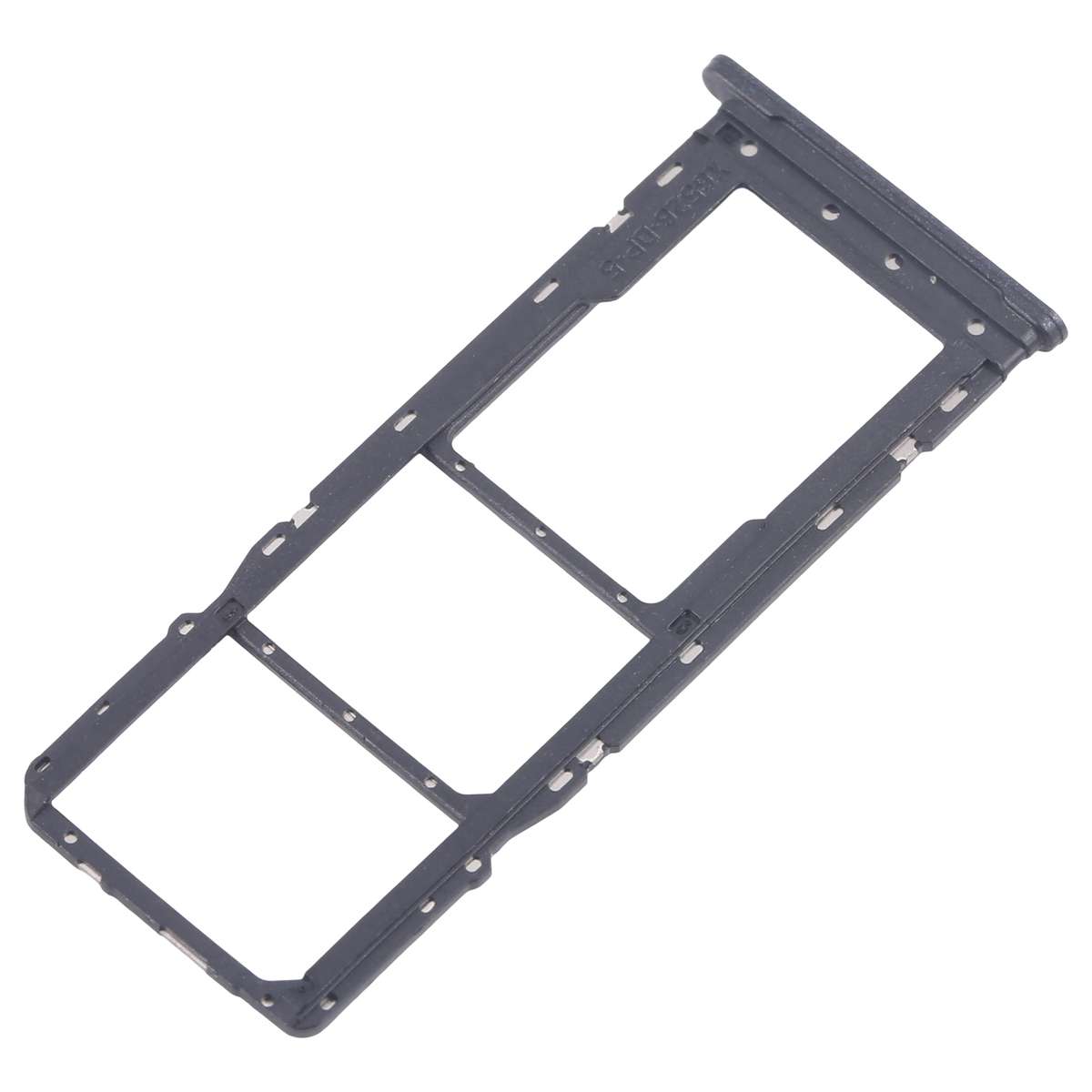For Infinix Smart 8 Plus X6526 5pcs SIM Card Tray + SIM Card Tray + Micro SD Card Tray (Black)