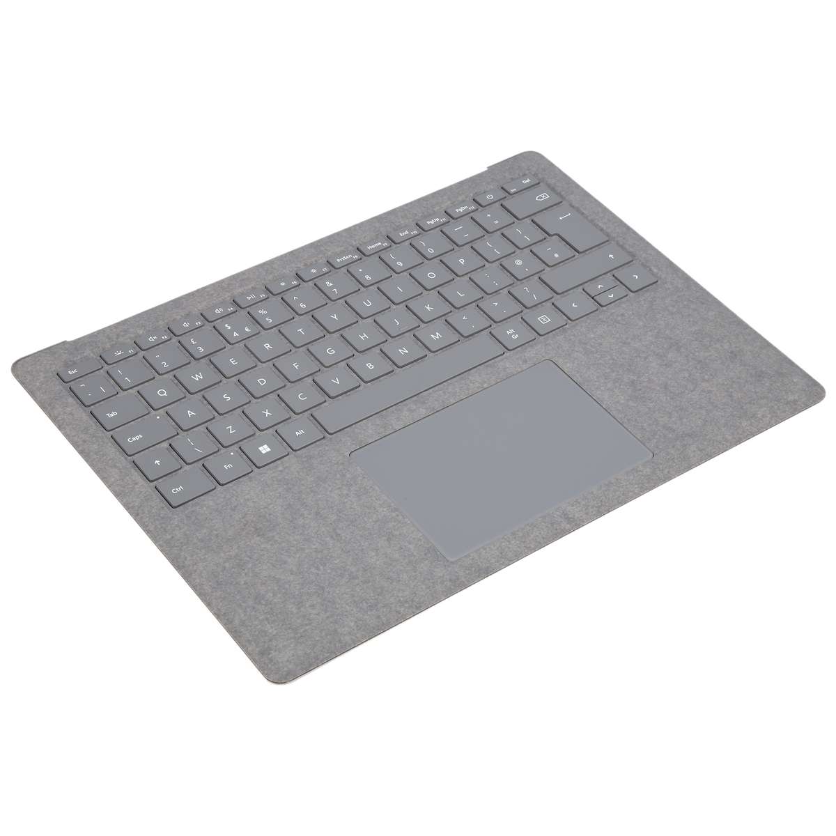 For Microsoft Surface Laptop 3 / 4 / 5 13.5 inch UK Keyboard with C Shell / Touch Board (Grey)