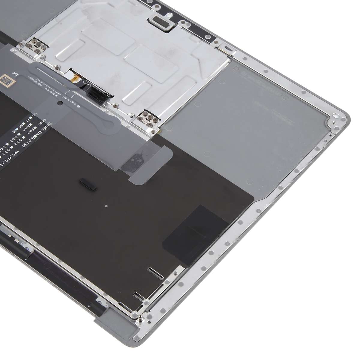 For Microsoft Surface Laptop 3 / 4 / 5 13.5 inch UK Keyboard with C Shell / Touch Board (Grey)