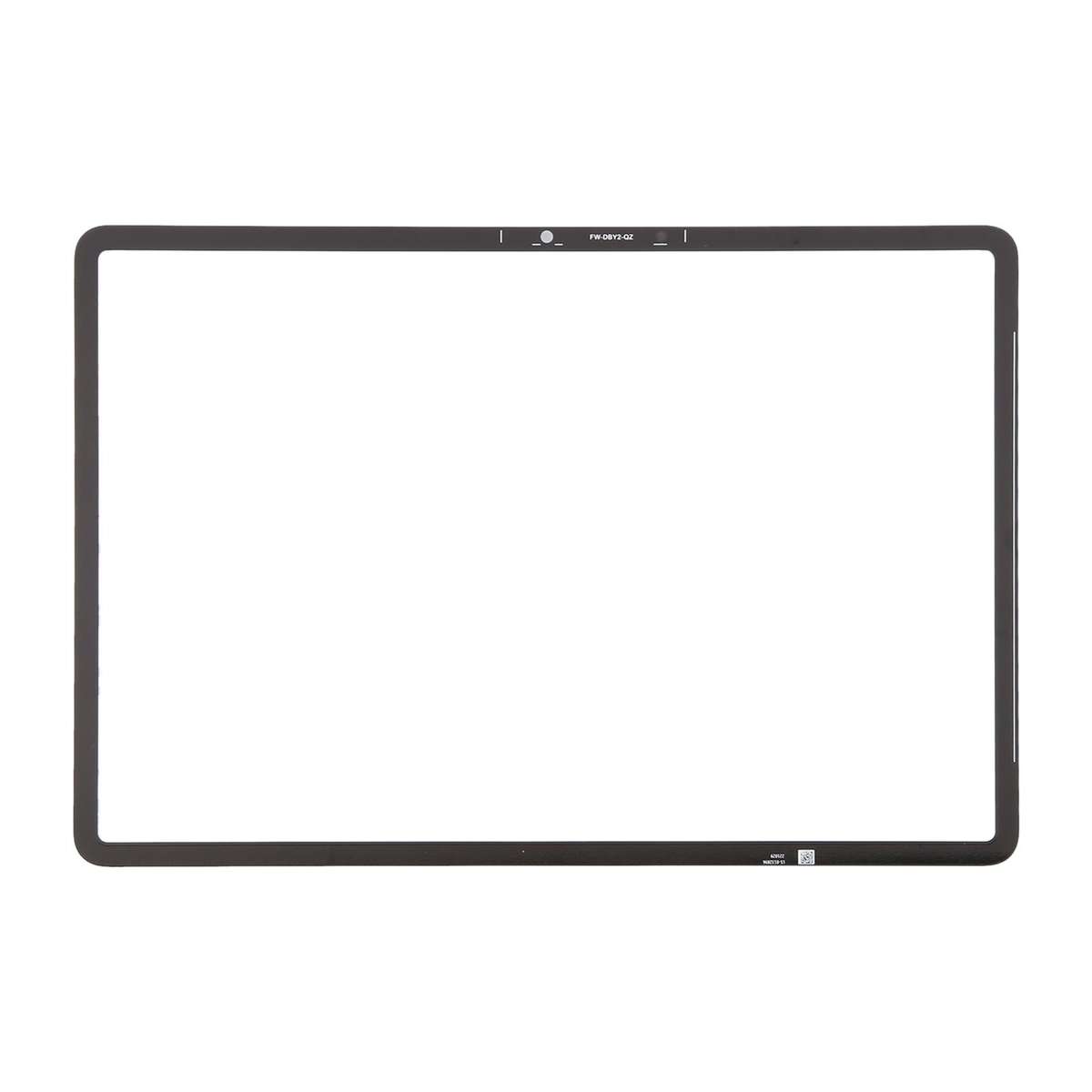 For Huawei MatePad 11.5 TGR-W10 Front Screen Outer Glass Lens, Soft Light Version (Black)