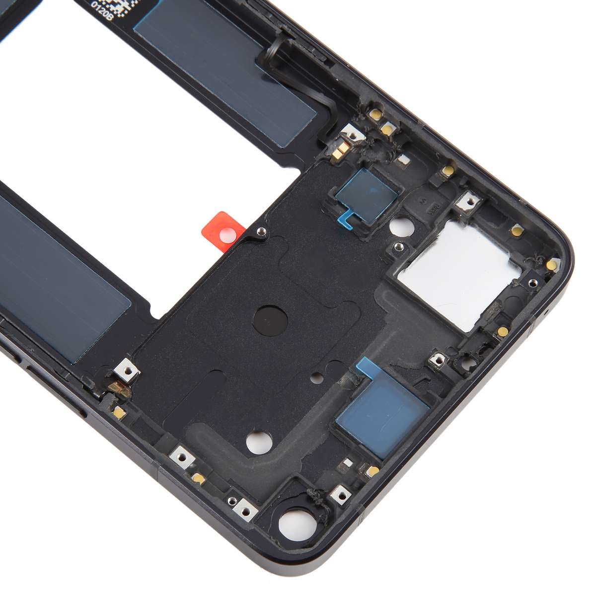 For OPPO Reno7 Pro 5G Front Housing LCD Frame Bezel Plate (Black)