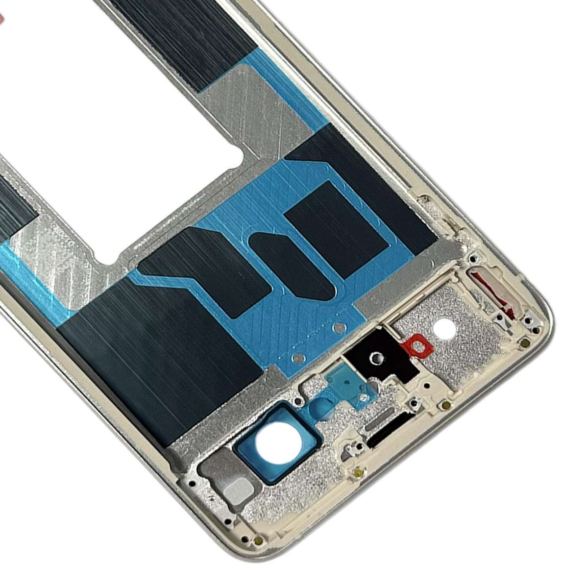 For OPPO Reno7 Pro 5G Front Housing LCD Frame Bezel Plate (Black)