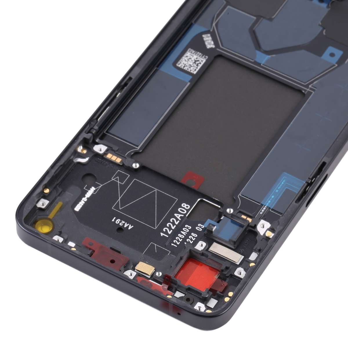 Original LCD Screen For OPPO Reno7 Pro 5G Digitizer Full Assembly with Frame (Black)