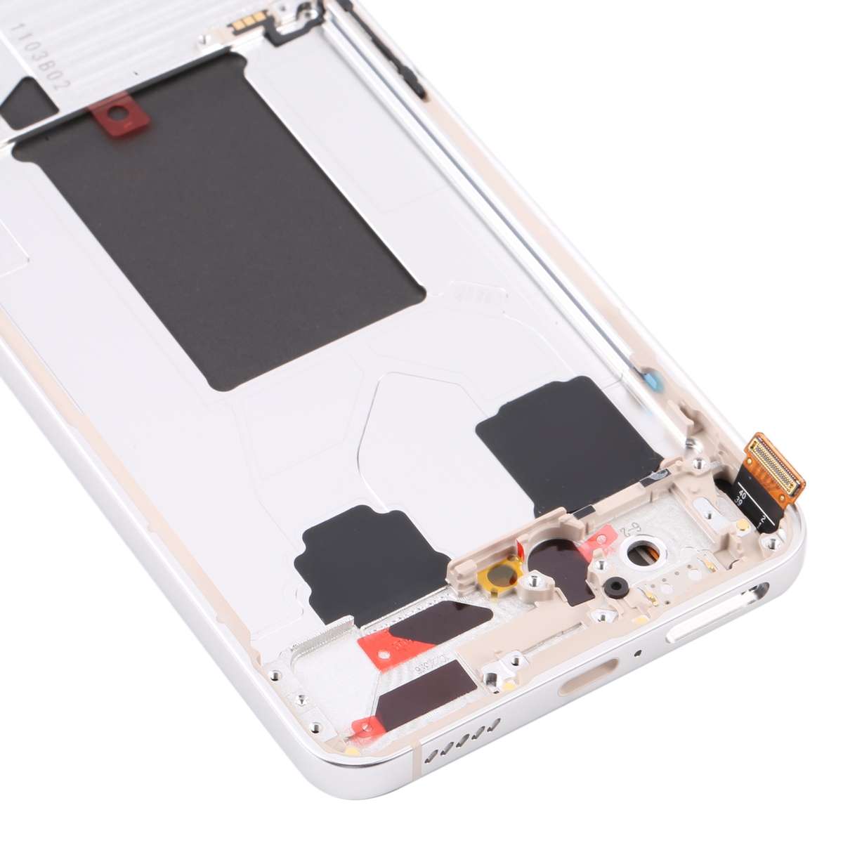 Original LCD Screen For OPPO Reno7 Pro 5G Digitizer Full Assembly with Frame (Black)