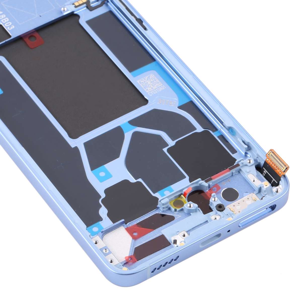 Original LCD Screen For OPPO Reno7 Pro 5G Digitizer Full Assembly with Frame (Black)