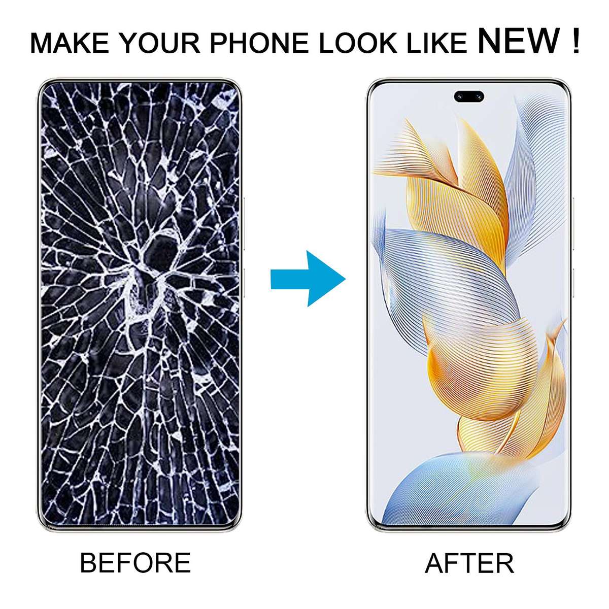 For Honor 90 Pro Original LCD Screen Digitizer Full Assembly with Frame (Green)