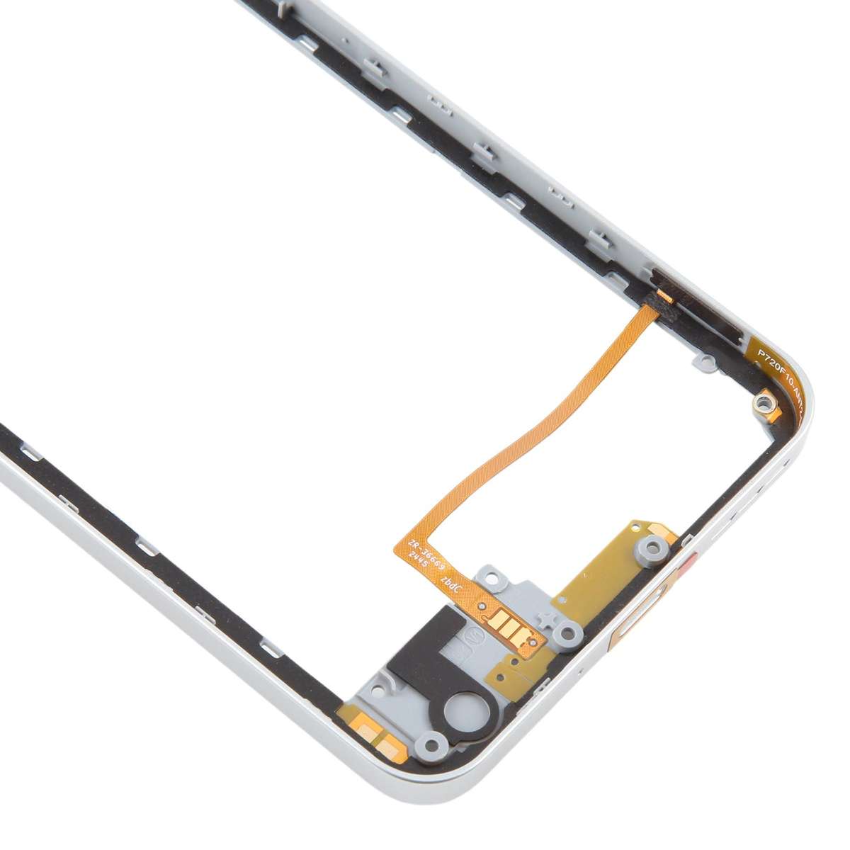 For ZTE nubia Neo 3 Plastic Middle Frame Bezel Plate (Black)