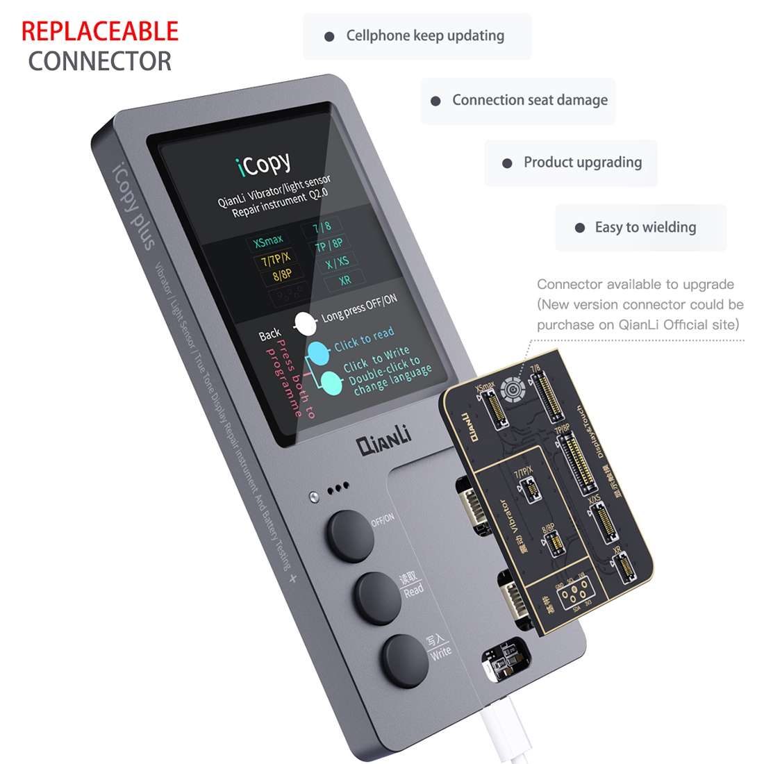 Qianli iCopy Plus 3 in 1 LCD Screen Original Color Repair Programmer For iPhone