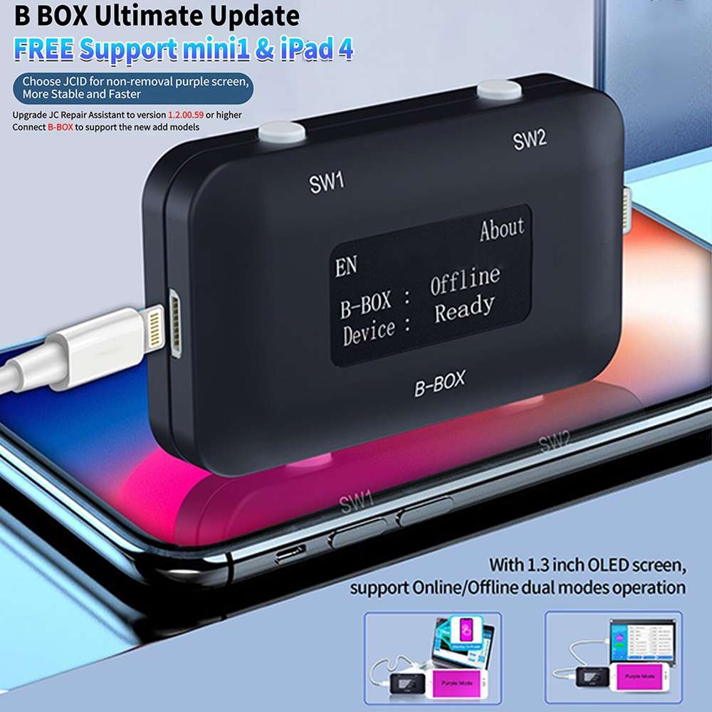 B-BOX Hard Disk Reading Writing Change SN Programming with 1.3 inch Screen for iPhone 7-11