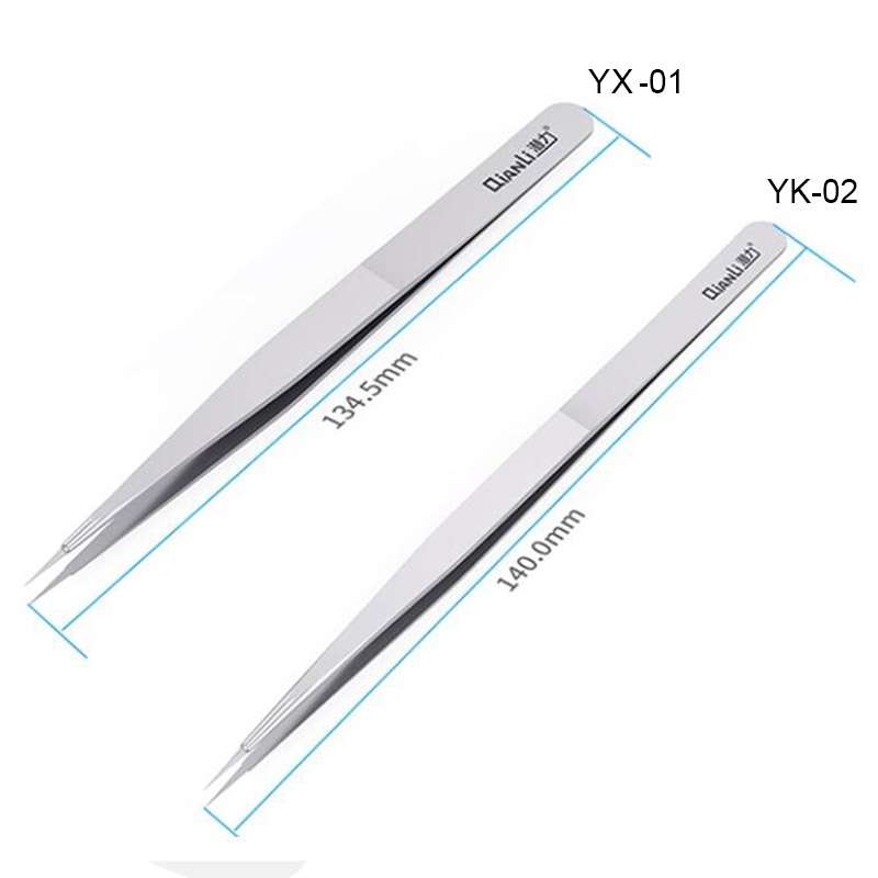 Qianli iNeezy YX-01 Stainless Steel Extra-sharp Thickened Tweezers Pointed Tweezers