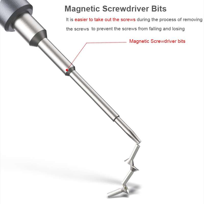 QIANLI 5 in 1 Multi-purpose 2D Grenade Magnetic Screwdriver Set