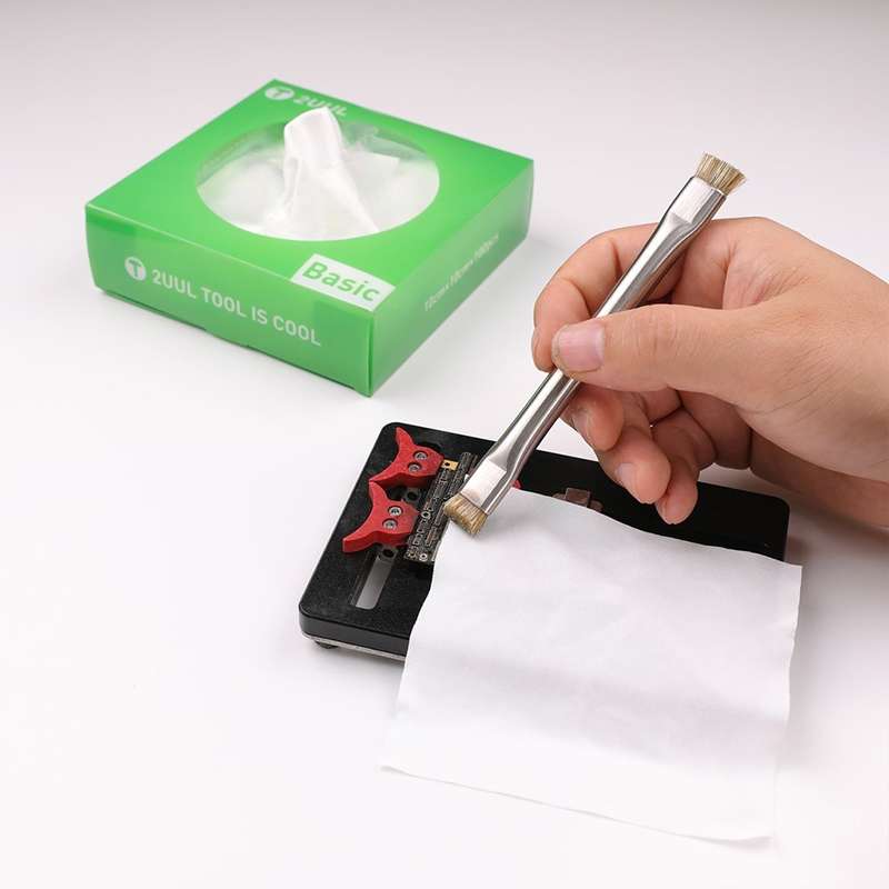 2UUL 10x10cm Microfiber Cleaning Wiper Antistatic Dust-Free Cloth