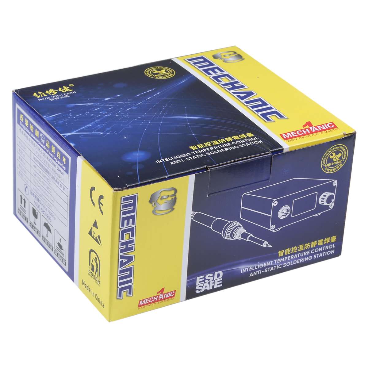 Mechanic T12 Pro Intelligent Anti-static Digital Heating Solder Station, EU Plug