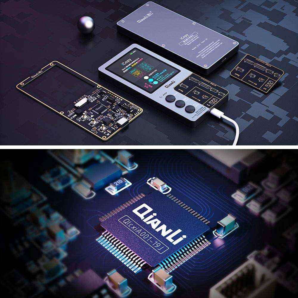 For iPhone 6 - 14 Pro Max 5 in 1 Qianli iCopy Plus 2.2 Repair Detection Programmer Set
