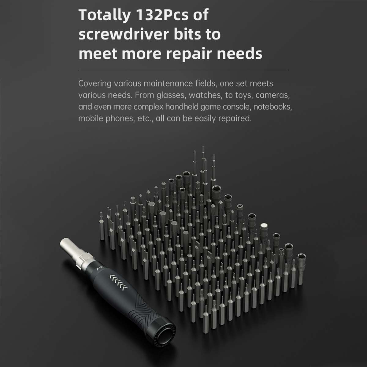 JAKEMY JM-8183 145 in 1 Manual Multi-purpose Tool Screwdriver Set