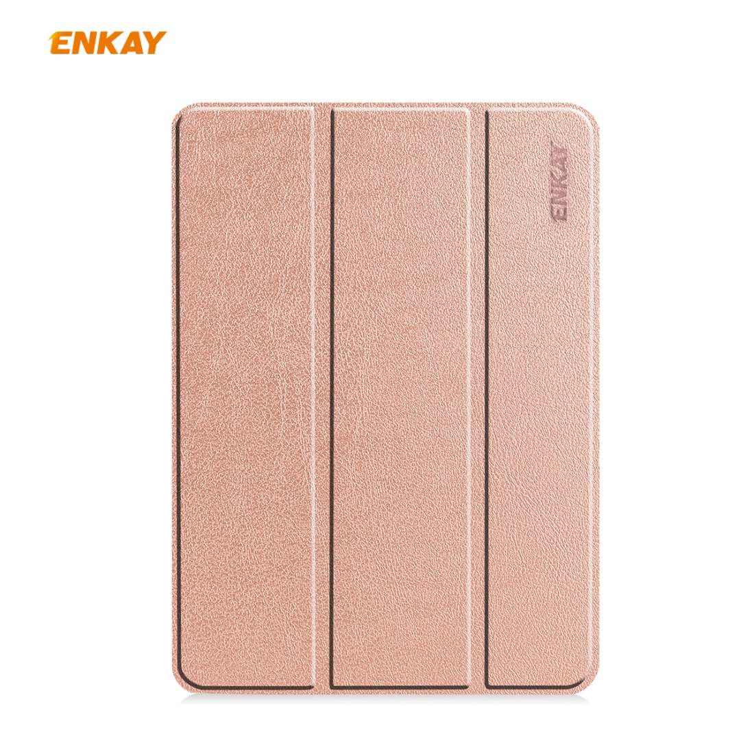 For iPad Pro 11 2022 / 2020 / 2021 ENKAY ENK-8001 Denim Pattern Horizontal Flip Leather ... (Pink)