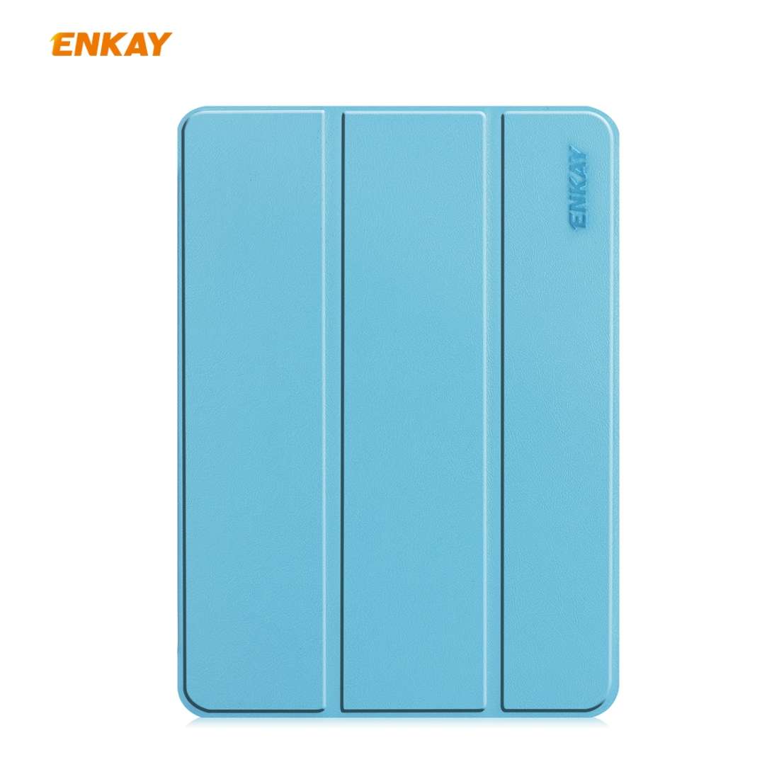 For iPad Pro 11 2022 / 2020 / 2021 ENKAY ENK-8001 Denim Pattern Horizontal Flip L ... (Light Blue)