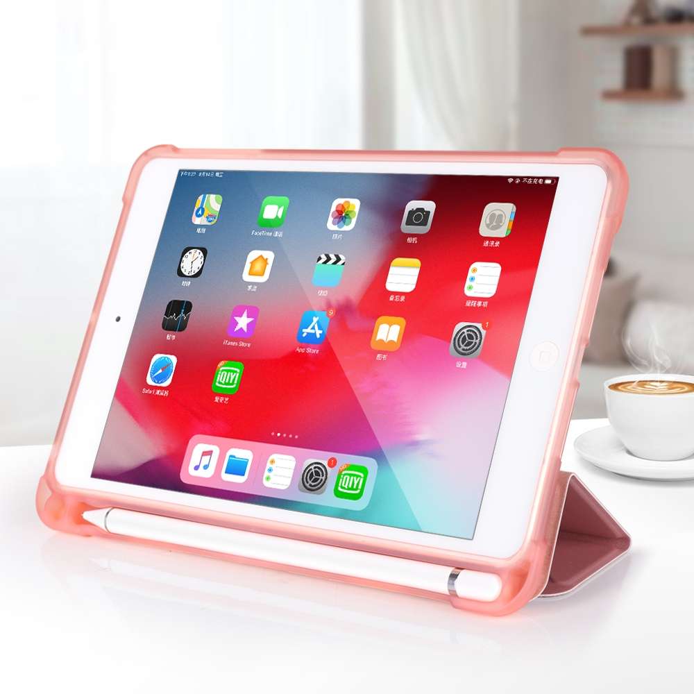For iPad mini 5 / mini 4 / mini 3 / mini 2 / mini 3-folding Litchi Texture Horizontal ... (Black)