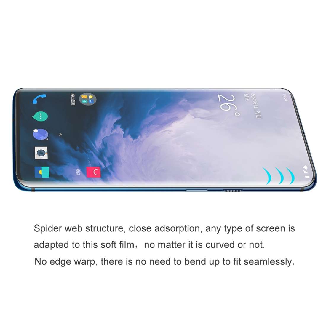 2 PCS ENKAY Hat-Prince 0.1mm 3D Full Screen Protector Explosion-proof Hydrogel Film for