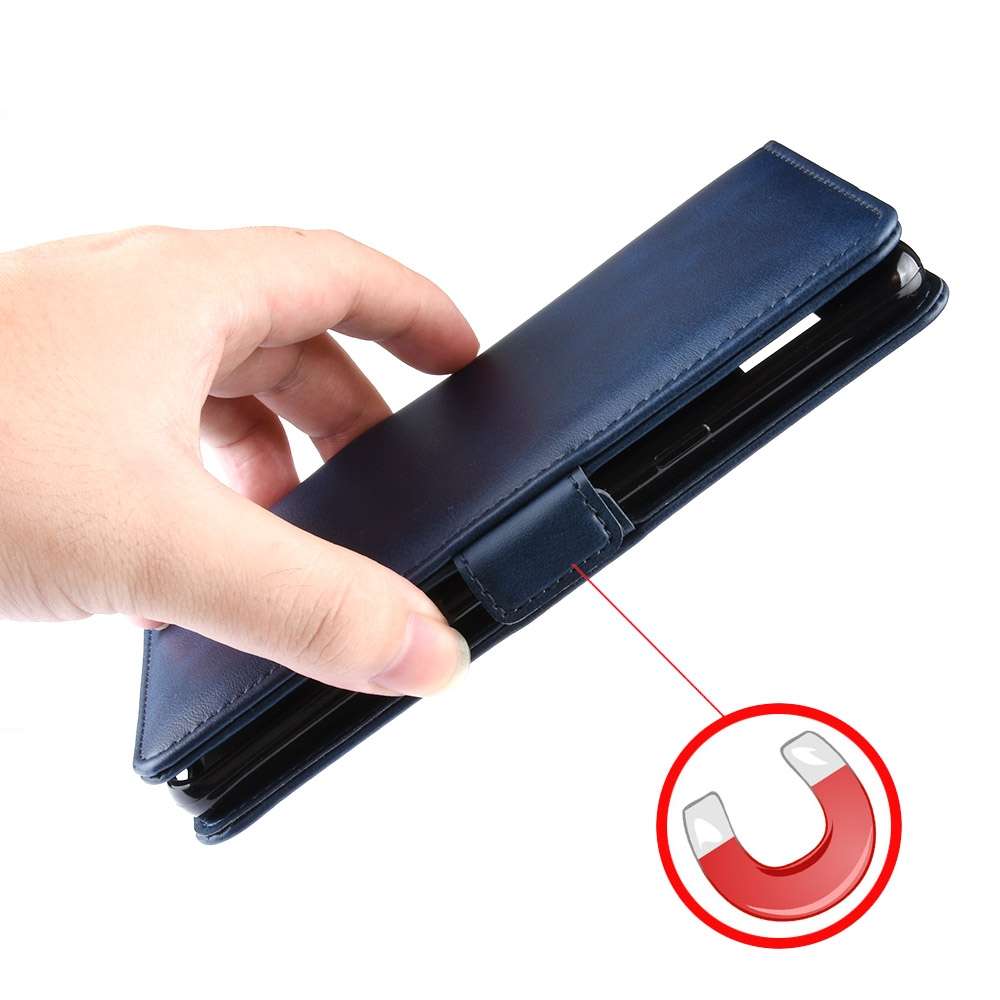 For TCL 10L Dual-side Magnetic Buckle Horizontal Flip Leather Case with Holder & Card ... (Black)
