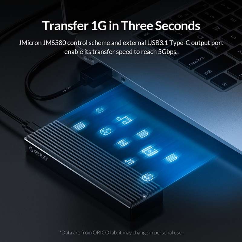 ORICO M2PF-C3 M.2 NGFF SSD Enclosure