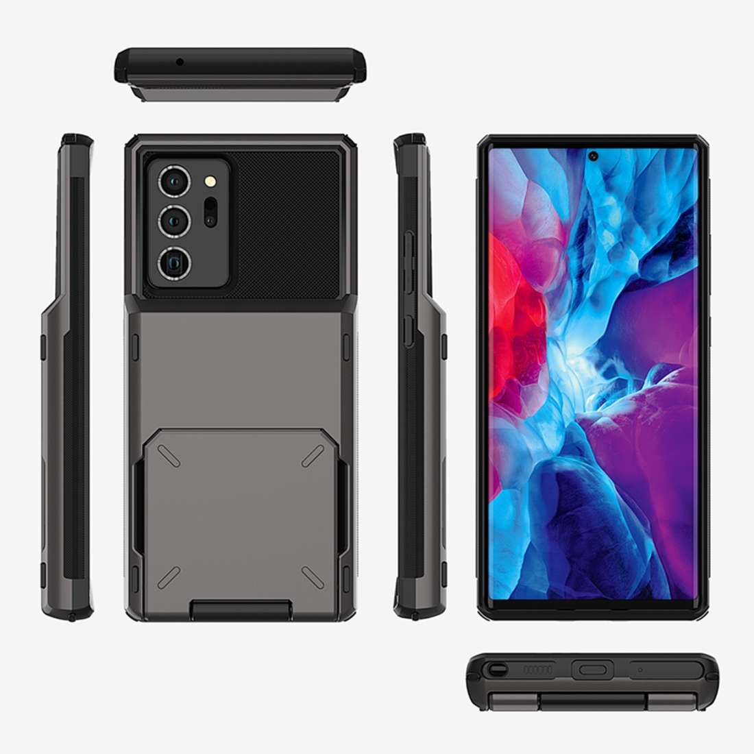 For Samsung Galaxy Note20 Ultra Scratch-Resistant Shockproof Heavy Duty Rugged Armor Protective Case