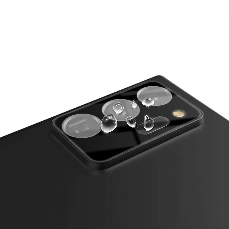 For Samsung Galaxy Note20 Ultra mocolo 0.15mm 9H 2.5D Round Edge Rear Camera Lens Temp ... (Black)