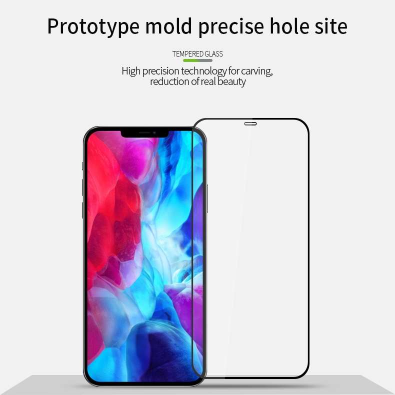 For iPhone 12 Pro Max PINWUYO 9H 2.5D Full Screen Tempered Glass Film(Black)