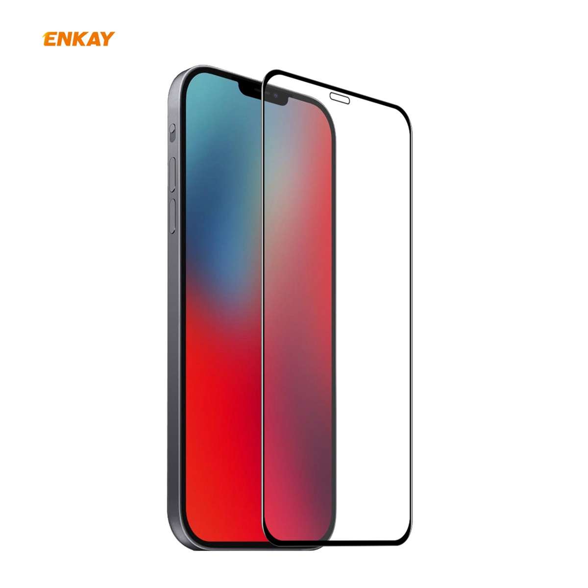 For iPhone 12 Pro Max ENKAY Hat-Prince 0.26mm 9H 6D Curved Full Coverage Tempered Glass Protector