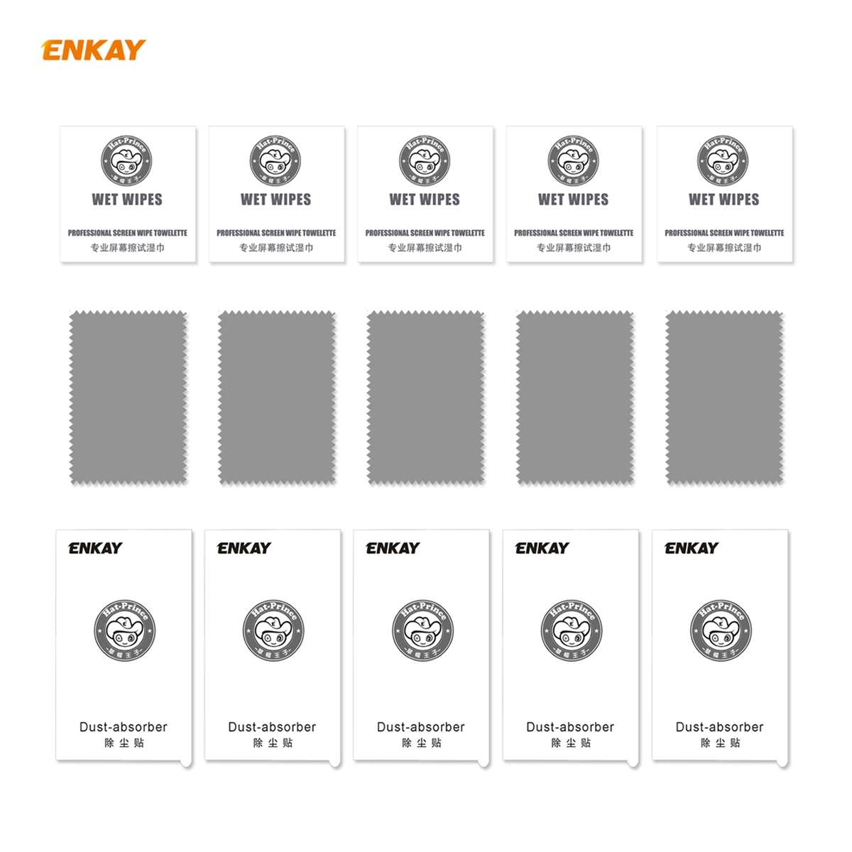 For iPhone 12 Pro Max 5pcs ENKAY Hat-Prince 0.26mm 9H 6D Privacy Anti-spy Full Screen Tempered Gla