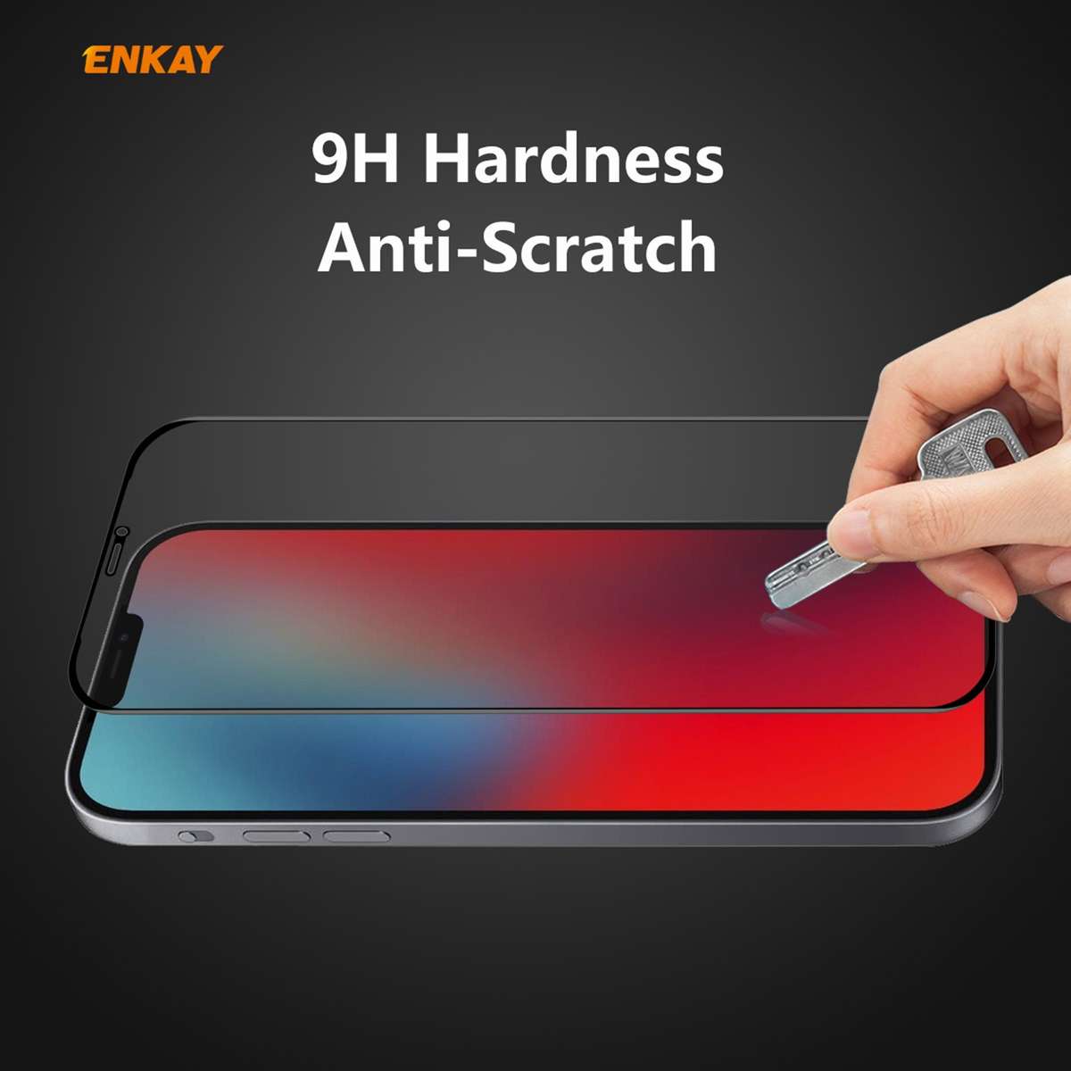For iPhone 12 Pro Max 5pcs ENKAY Hat-Prince 0.26mm 9H 6D Privacy Anti-spy Full Screen Tempered Gla