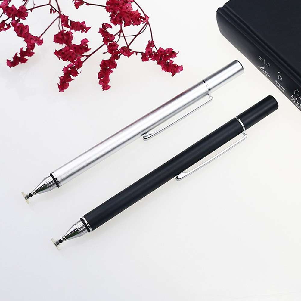 AT-11 Mobile Phone Tablet Universal Touch Screen Capacitive Pen Precision Stylus(Silvery)