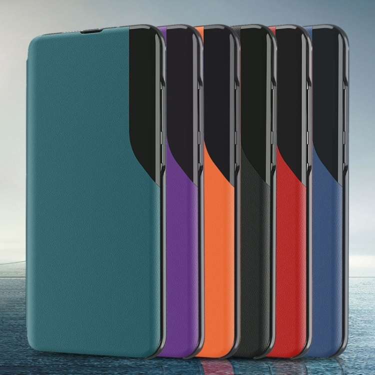 For Samsung Galaxy S21 Ultra 5G Attraction Flip Holder Leather Phone Case(Red)