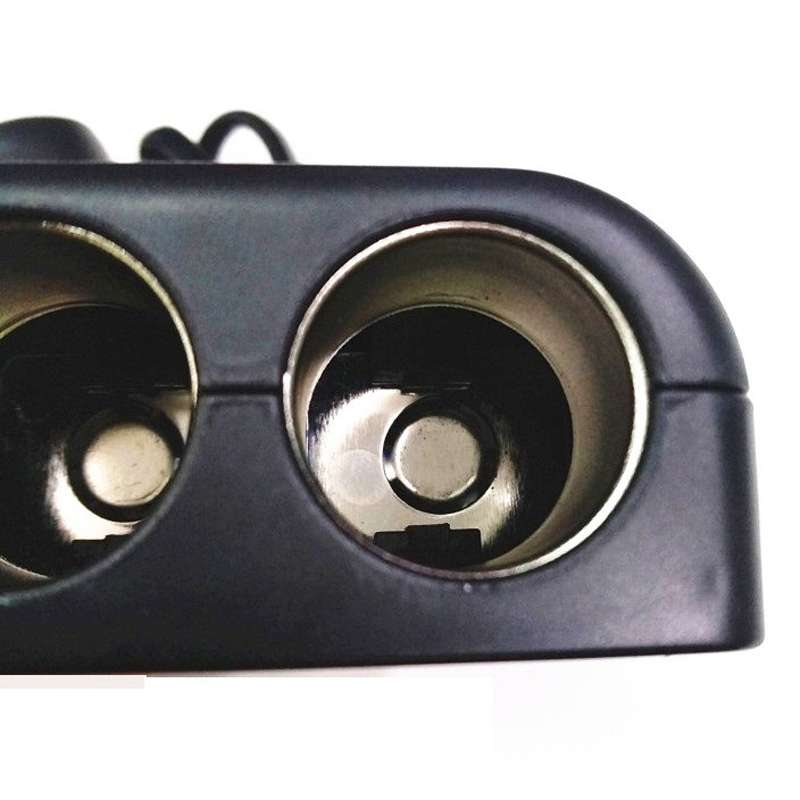 Cigarette Lighter Adapter 2 Socket Cigarette Lighter Splitter with LED Voltage Display USB Car Cha