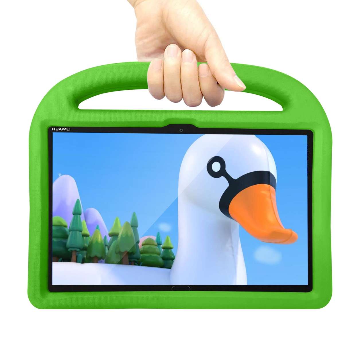 For Huawei MatePad T10S 10.1 / T10 9.7 Sparrow Style EVA Material Children Shockproof ... (Green)