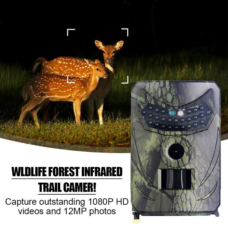 PR100C Camera for Hunting 3MP Color CMOS Image Sensor Security Monitor Infrared Waterproof for Wil
