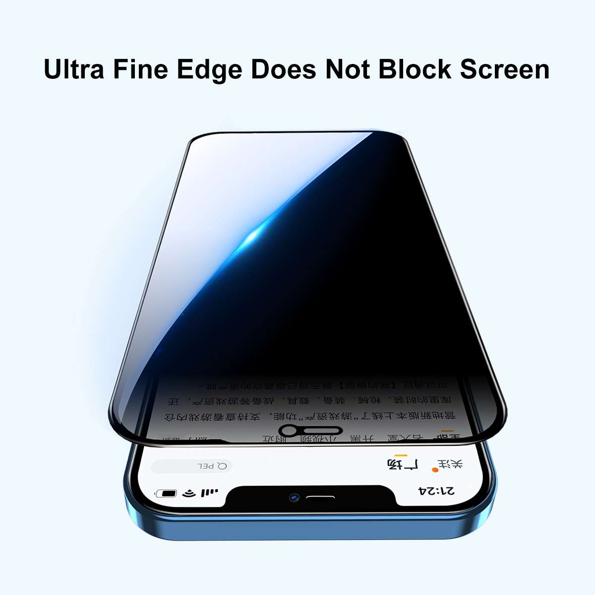 For iPhone 11 Pro / XS / X ENKAY Hat-Prince Full Coverage 28 Degree Privacy Screen Protector Anti-