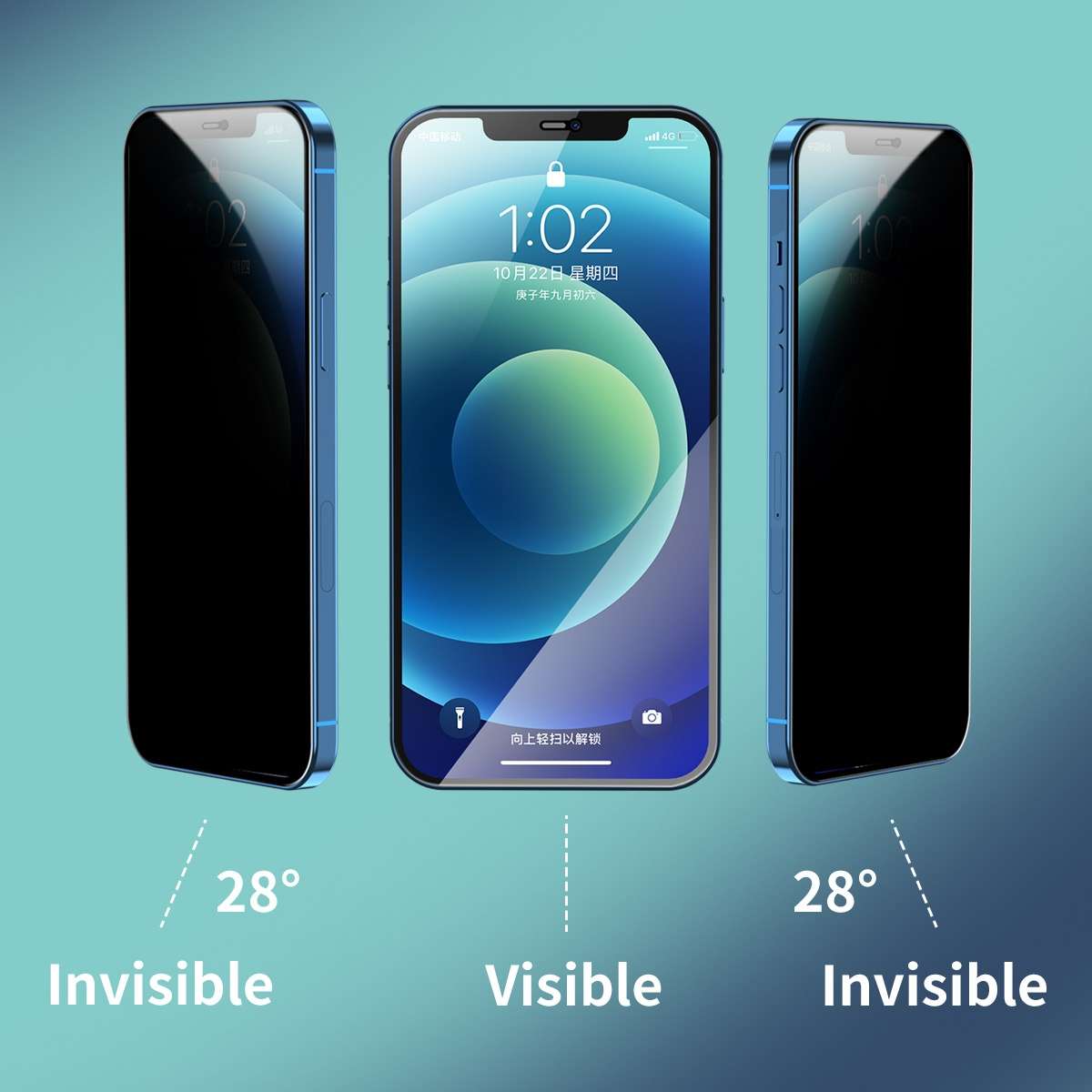 5 PCS ENKAY Hat-Prince Full Coverage 28 Degree Privacy Screen Protector ... For iPhone 11 Pro Max