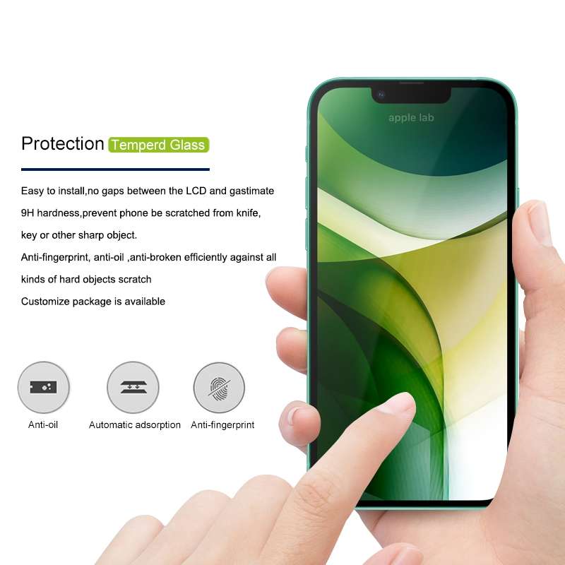 For iPhone 13 Pro Max mocolo 0.33mm 9H 2.5D Full Glue Tempered Glass Film