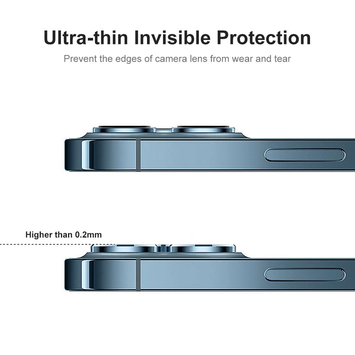 For iPhone 13 Pro / 13 Pro Max 5 Set ENKAY Hat-Prince Case Friendly Tempered Glass Camera Lens Fil