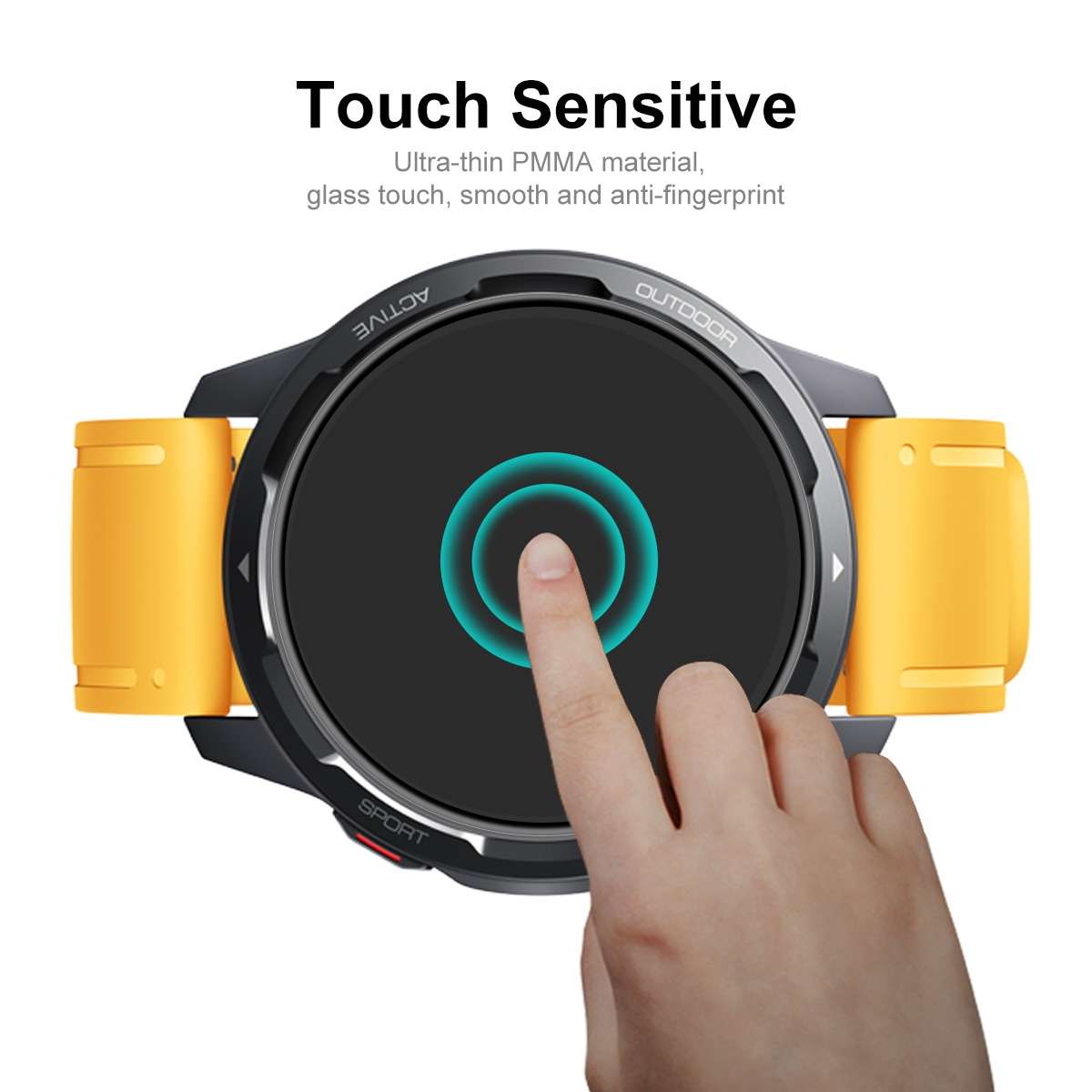 2 PCS For Xiaomi Watch Color 2 ENKAY Hat-Prince 3D Full Coverage Soft PC Edge + PMMA HD Screen Pro