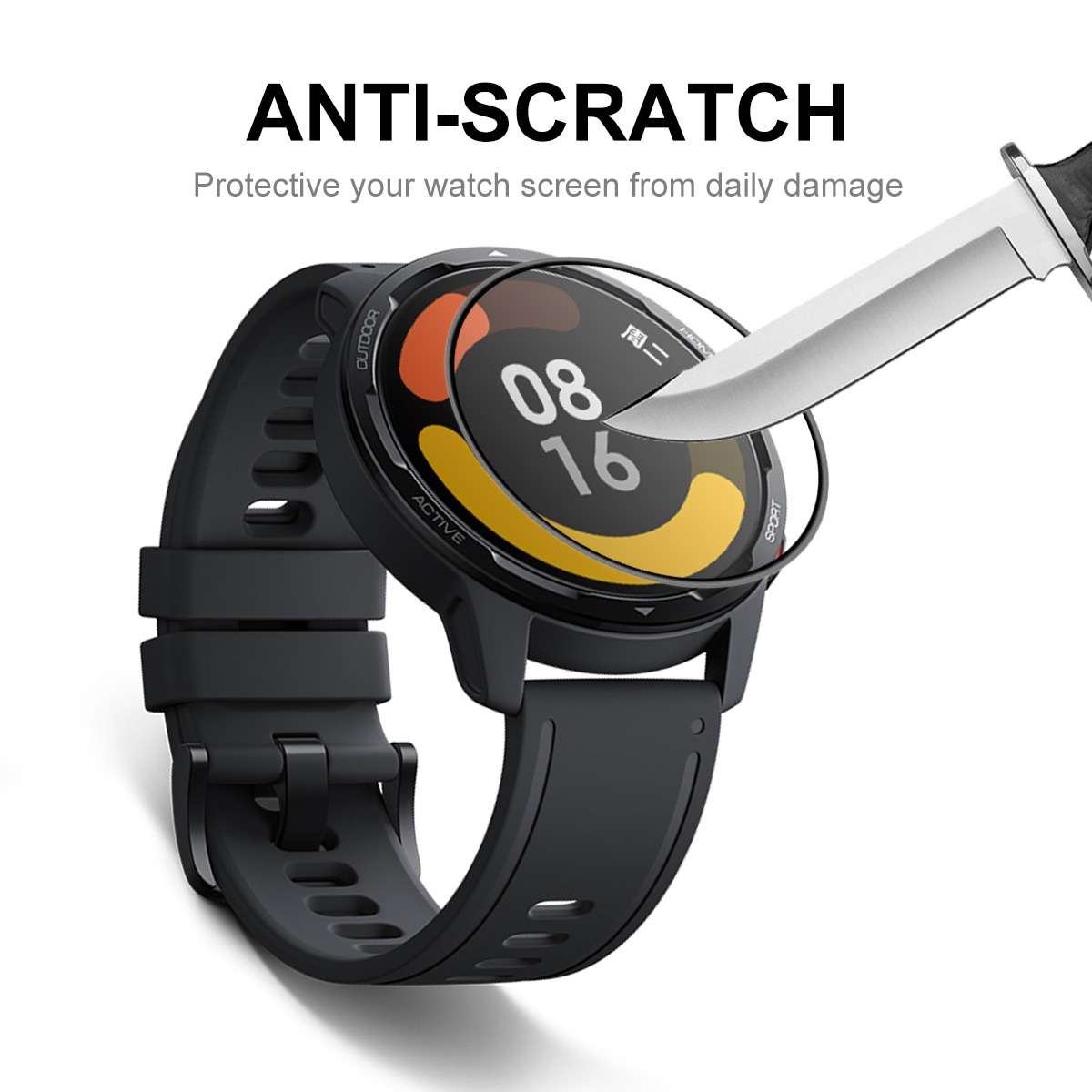 2 PCS For Xiaomi Watch Color 2 ENKAY Hat-Prince 3D Full Coverage Soft PC Edge + PMMA HD Screen Pro