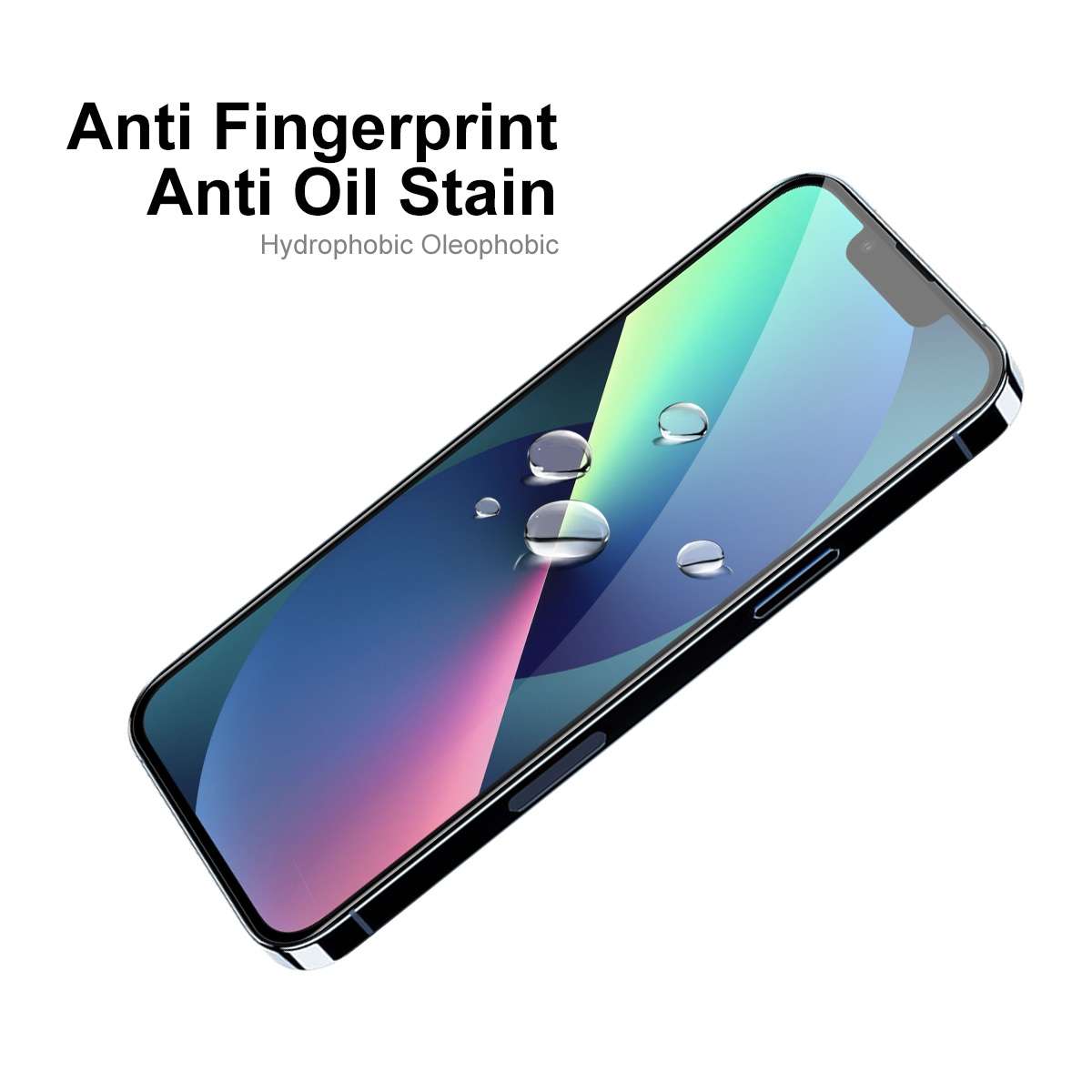 For iPhone 13 / 13 Pro 2pcs ENKAY Hat-Prince Full Glue Tempered Glass 6D Full Coverage Anti-scratc
