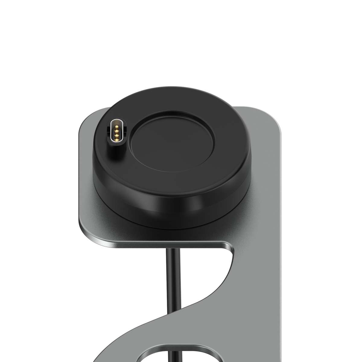For Garmin Fenix 7 Smart Watch Metal Charger Stand(Gray)