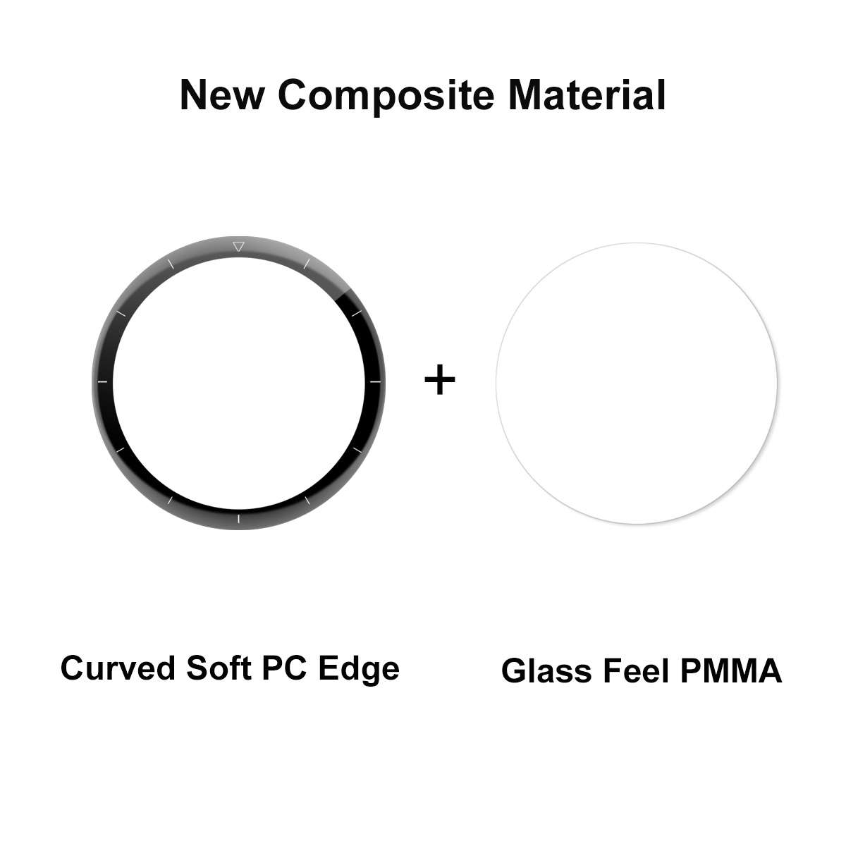 10 PCS For Huawei Watch GT 3 Pro 46mm ENKAY 3D Full Coverage Soft PC Edge + PMMA HD Screen Watch F