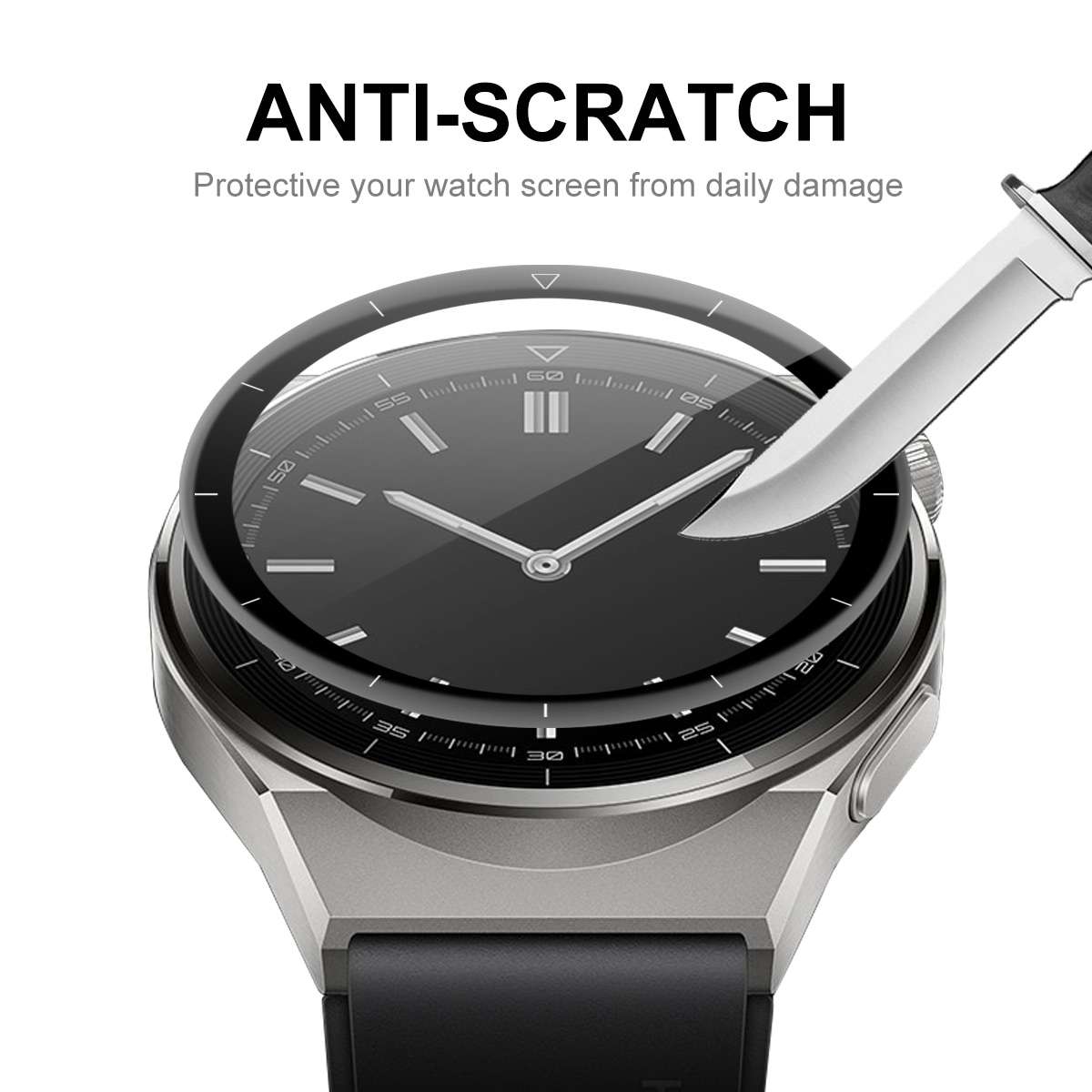 10 PCS For Huawei Watch GT 3 Pro 46mm ENKAY 3D Full Coverage Soft PC Edge + PMMA HD Screen Watch F
