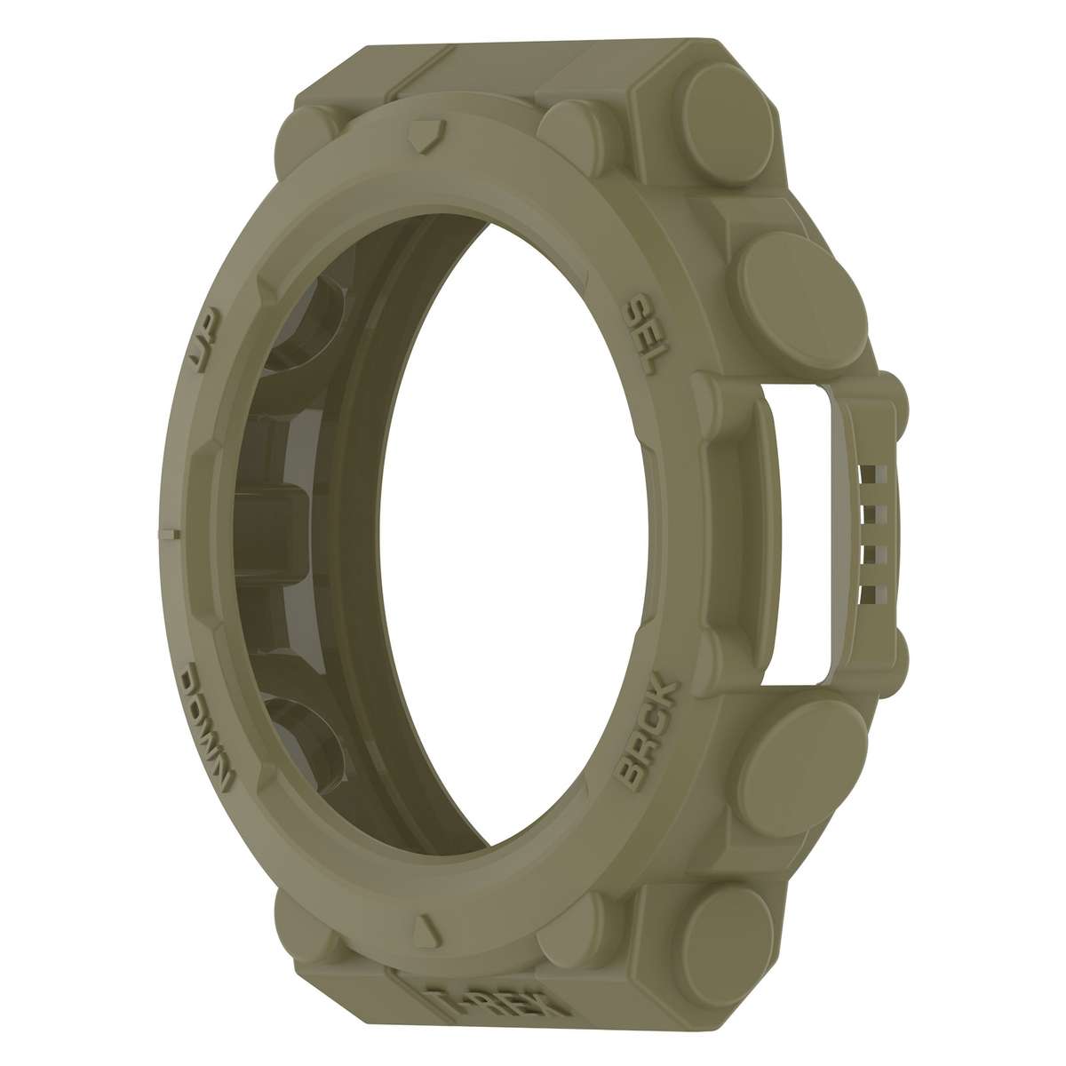 For Amazfit T-Tex 2 Shockproof TPU Protective Watch Case(Green)