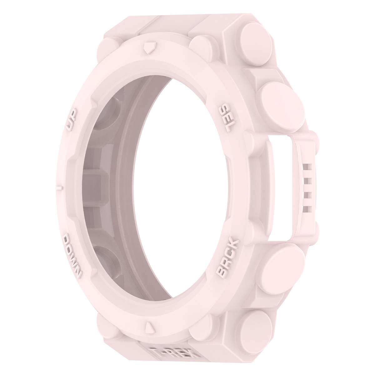 For Amazfit T-Tex 2 Shockproof TPU Protective Watch Case(Pink)