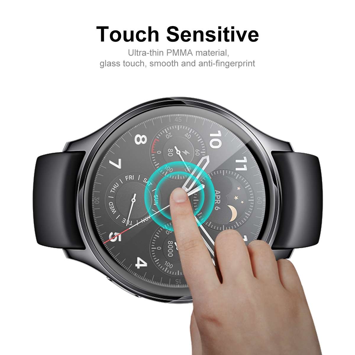 For Xiaomi Watch S1 Pro ENKAY 3D Full Coverage Screen Protector Film